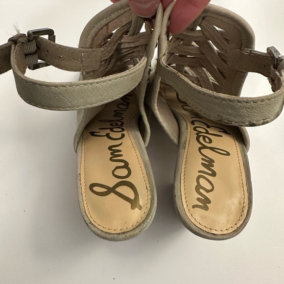 Sam Edelman Holly Slingback Leather Sandal Size 8 - Picture 6 of 12